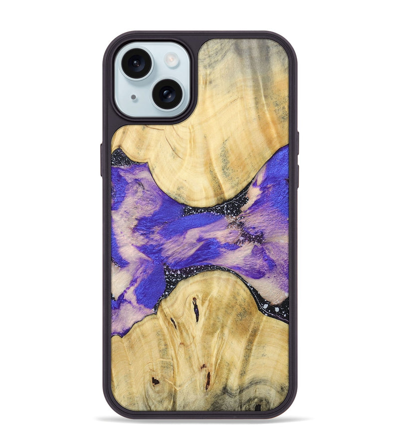 iPhone 15 Plus Wood+Resin Phone Case - Douglas (Cosmos, 687647)