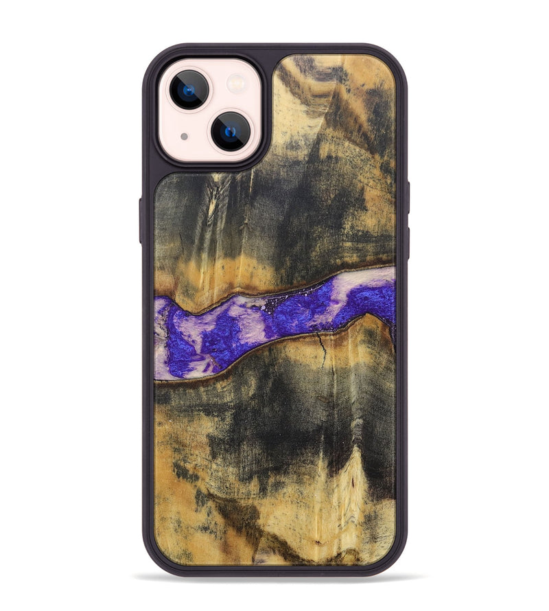 iPhone 14 Plus Wood+Resin Phone Case - Harold (Cosmos, 687648)