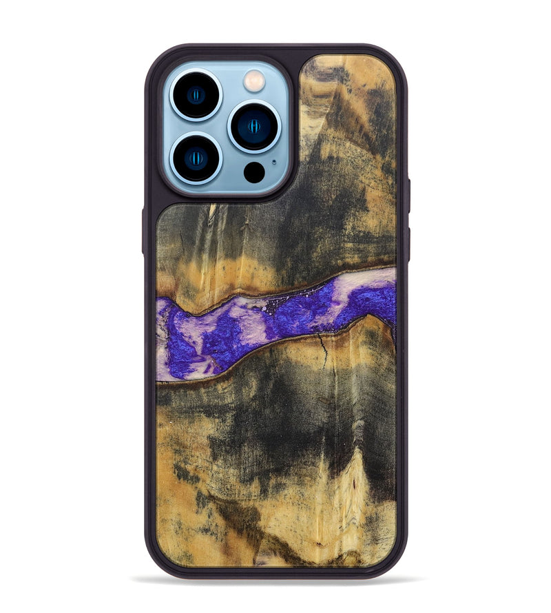 iPhone 14 Pro Max Wood+Resin Phone Case - Harold (Cosmos, 687648)