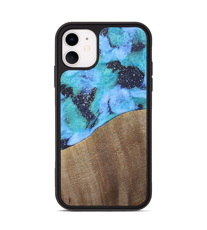 iPhone 11 Wood+Resin Phone Case - Keri (Cosmos, 687659)