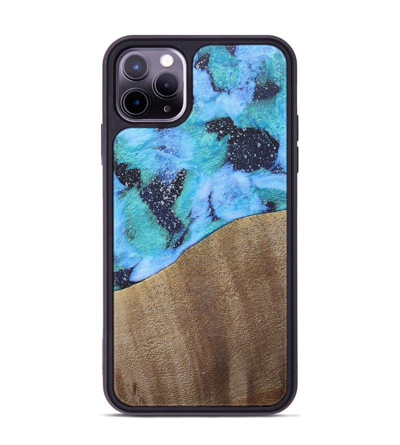 iPhone 11 Pro Max Wood+Resin Phone Case - Keri (Cosmos, 687659)