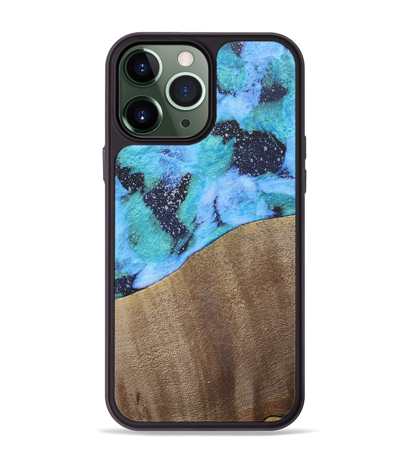 iPhone 13 Pro Max Wood+Resin Phone Case - Keri (Cosmos, 687659)