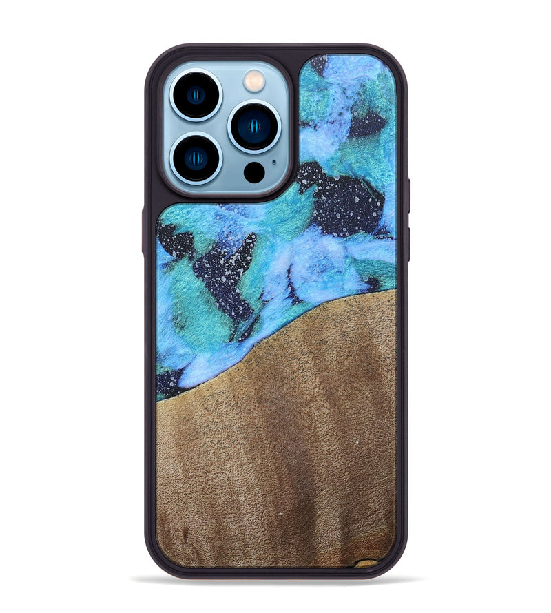 iPhone 14 Pro Max Wood+Resin Phone Case - Keri (Cosmos, 687659)