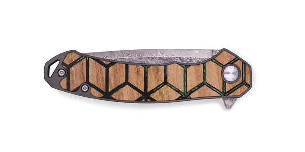 EDC Wood+Resin Pocket Knife - Emilio (Pattern, 687746)