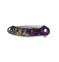 EDC Wood+Resin Pocket Knife - Laverne (Purple, 687757)