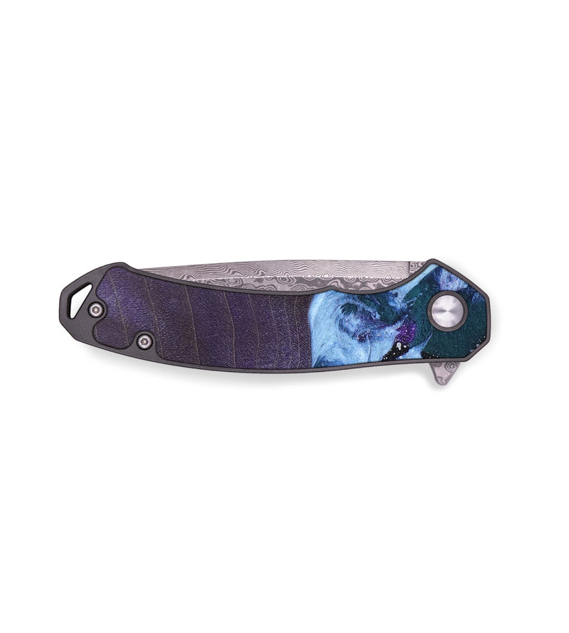 EDC Wood+Resin Pocket Knife - Alisa (Cosmos, 687772)