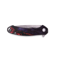 EDC Wood+Resin Pocket Knife - Phyllis (Red, 687780)