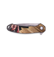 EDC Wood+Resin Pocket Knife - Armando (Red, 687799)