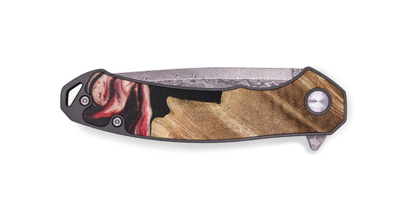 EDC Wood+Resin Pocket Knife - Armando (Red, 687799)