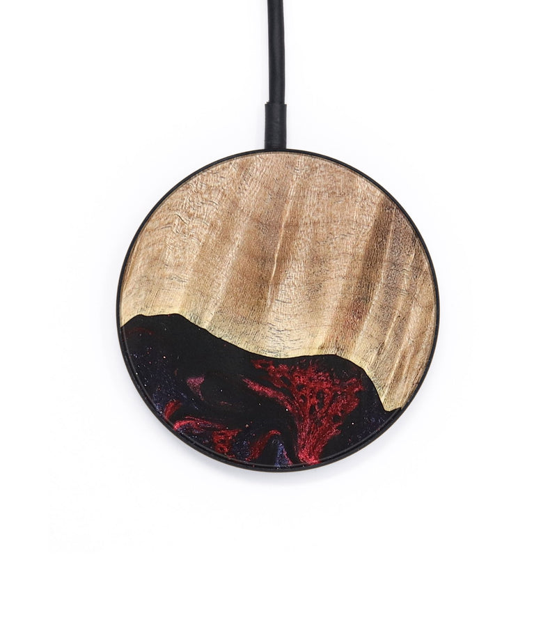 Circle Wood+Resin Wireless Charger - Ezekiel (Red, 687859)