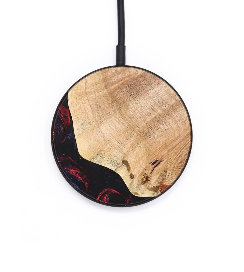 Circle Wood+Resin Wireless Charger - Carlton (Red, 687860)