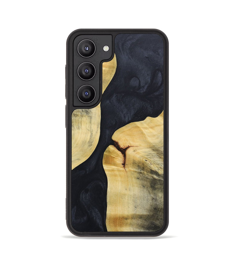 Galaxy S23 Wood+Resin Phone Case - Gage (Pure Black, 688089)
