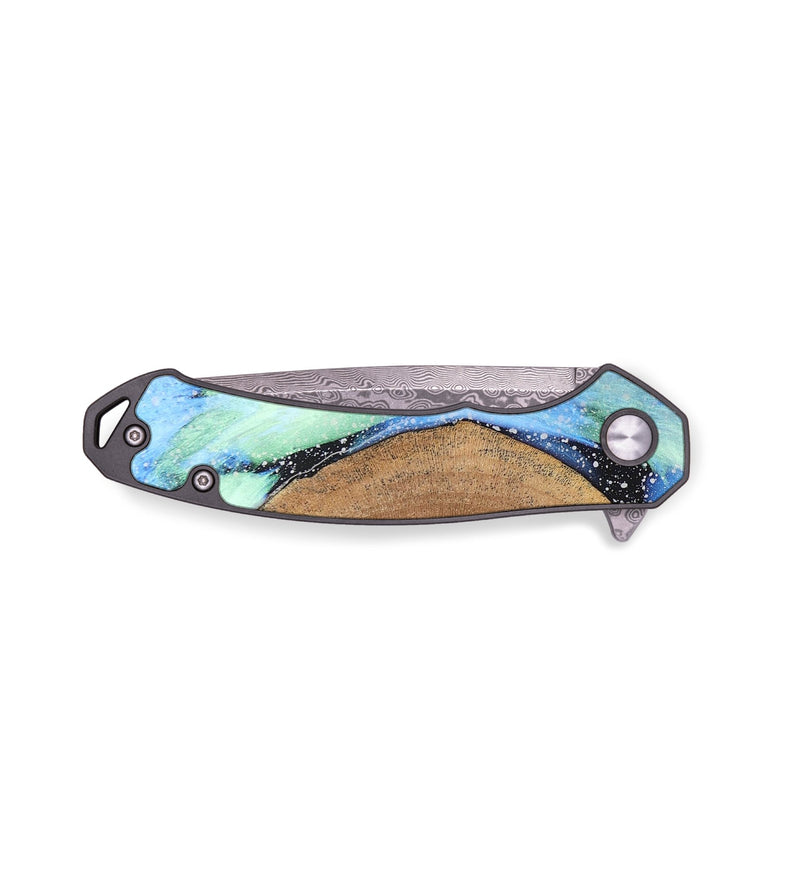 EDC Wood+Resin Pocket Knife - Dena (Cosmos, 688155)