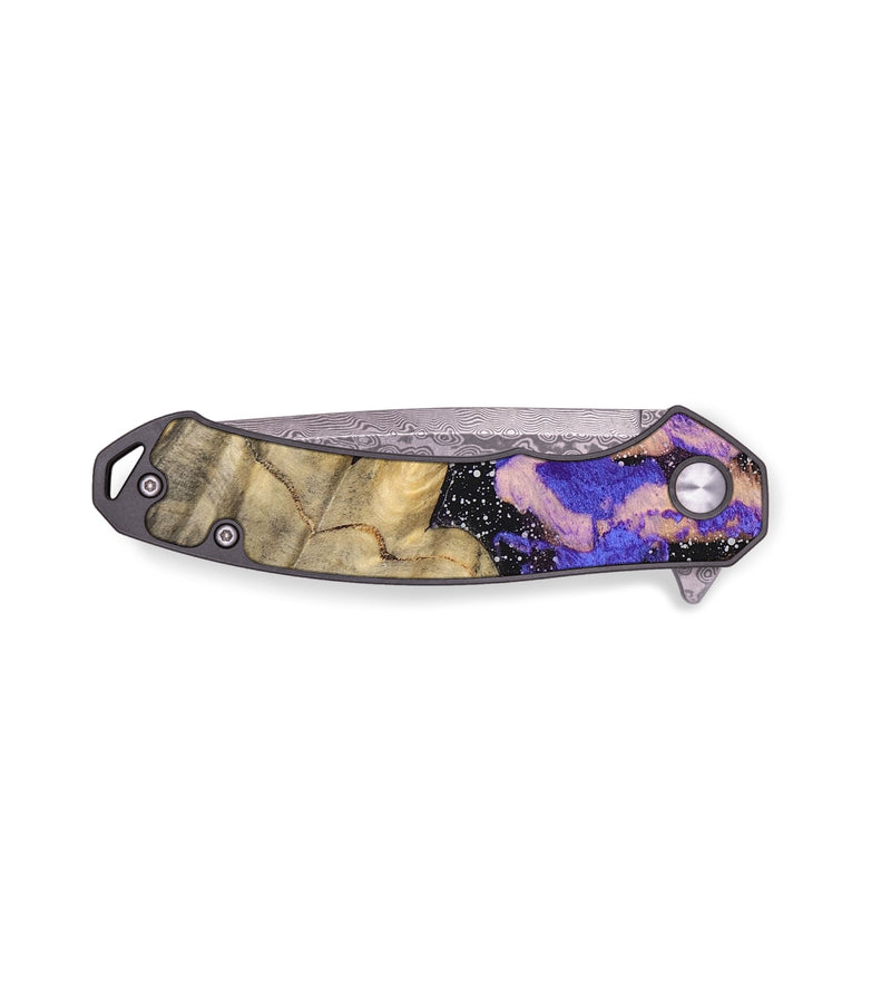 EDC Wood+Resin Pocket Knife - Kevin (Cosmos, 688157)