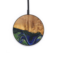 Circle Wood+Resin Wireless Charger - Aiden (Green, 688198)
