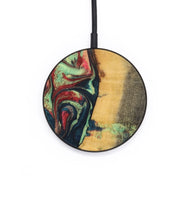 Circle Wood+Resin Wireless Charger - Lukas (Red, 688199)