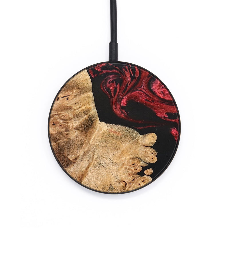 Circle Wood+Resin Wireless Charger - Sofia (Red, 688204)