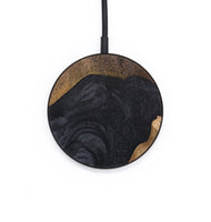 Circle Wood+Resin Wireless Charger - Jocelyn (Pure Black, 688228)