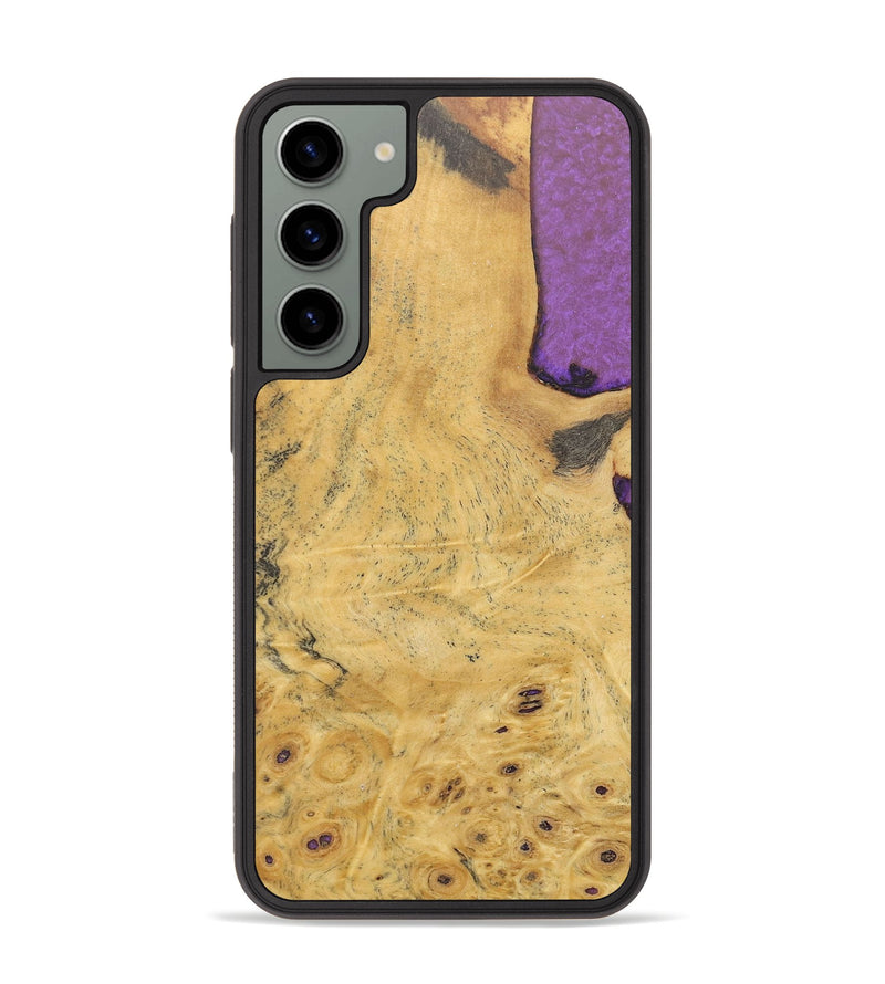 Galaxy S23 Plus Wood+Resin Phone Case - Delores (Wood Burl, 688371)