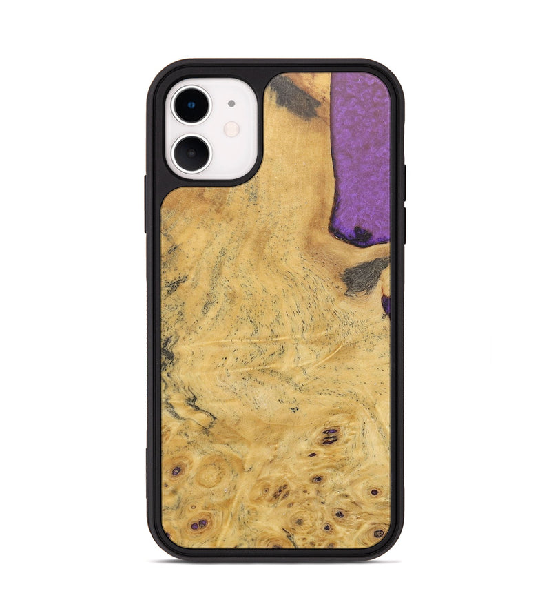 iPhone 11 Wood+Resin Phone Case - Delores (Wood Burl, 688371)