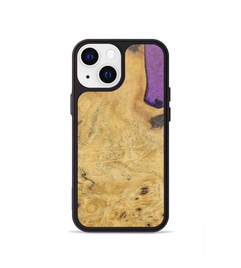 iPhone 13 mini Wood+Resin Phone Case - Delores (Wood Burl, 688371)