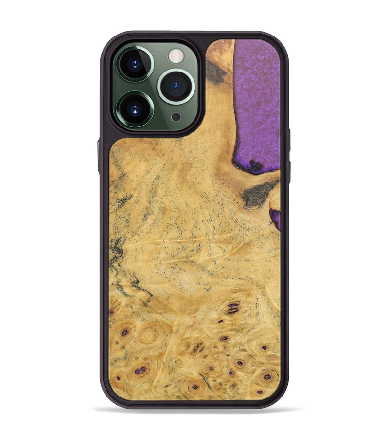 iPhone 13 Pro Max Wood+Resin Phone Case - Delores (Wood Burl, 688371)
