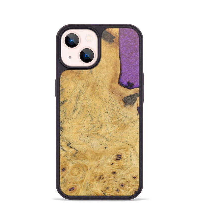 iPhone 14 Wood+Resin Phone Case - Delores (Wood Burl, 688371)