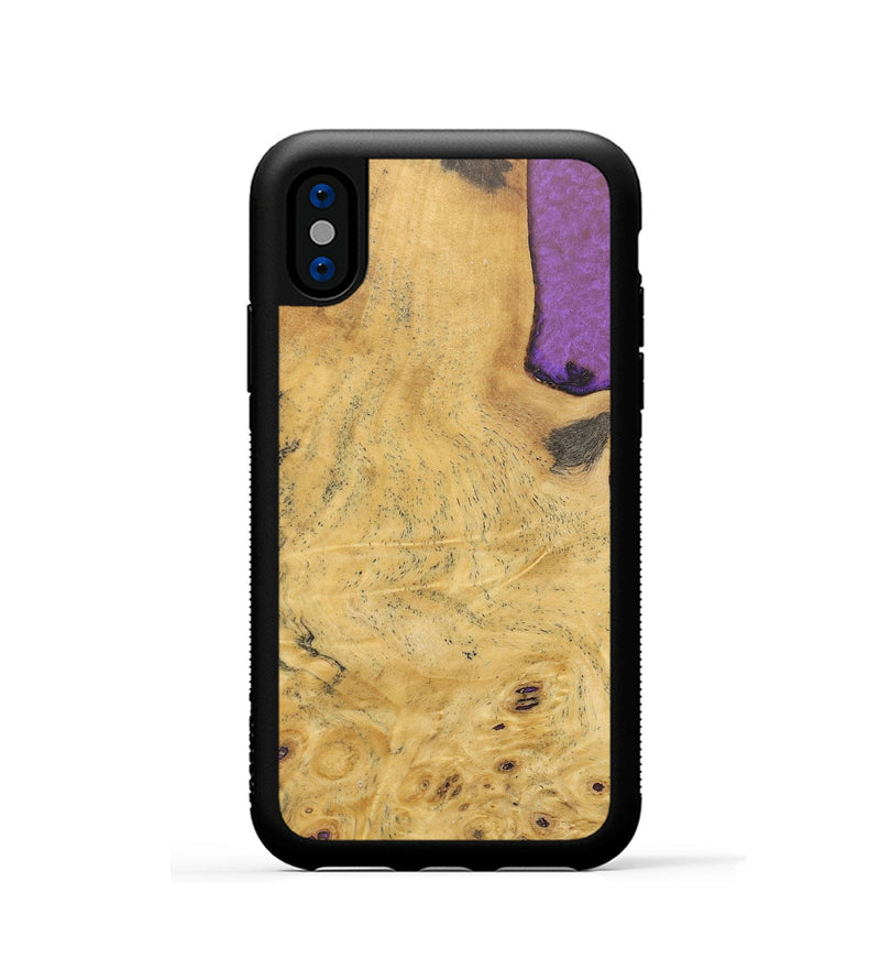 iPhone Xs Wood+Resin Phone Case - Delores (Wood Burl, 688371)