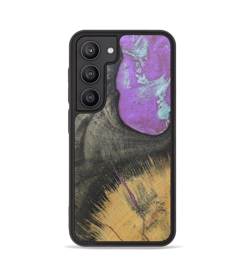 Galaxy S23 Wood+Resin Phone Case - Albert (Wood Burl, 688378)