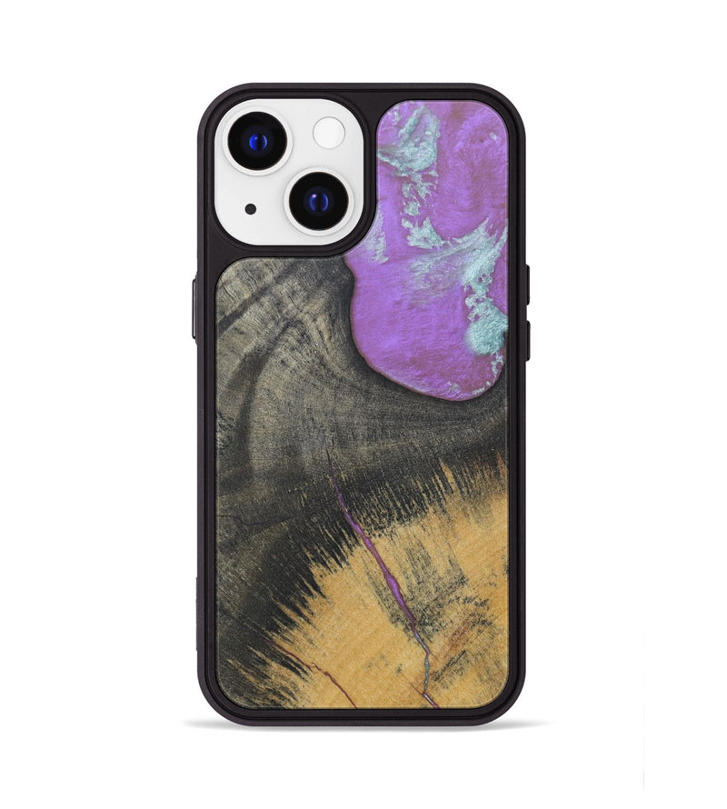 iPhone 13 Wood+Resin Phone Case - Albert (Wood Burl, 688378)