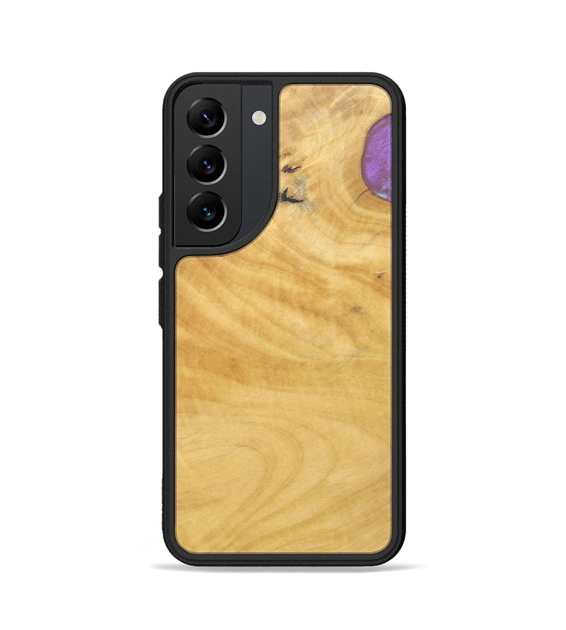 Galaxy S22 Wood+Resin Phone Case - Hector (Wood Burl, 688386)