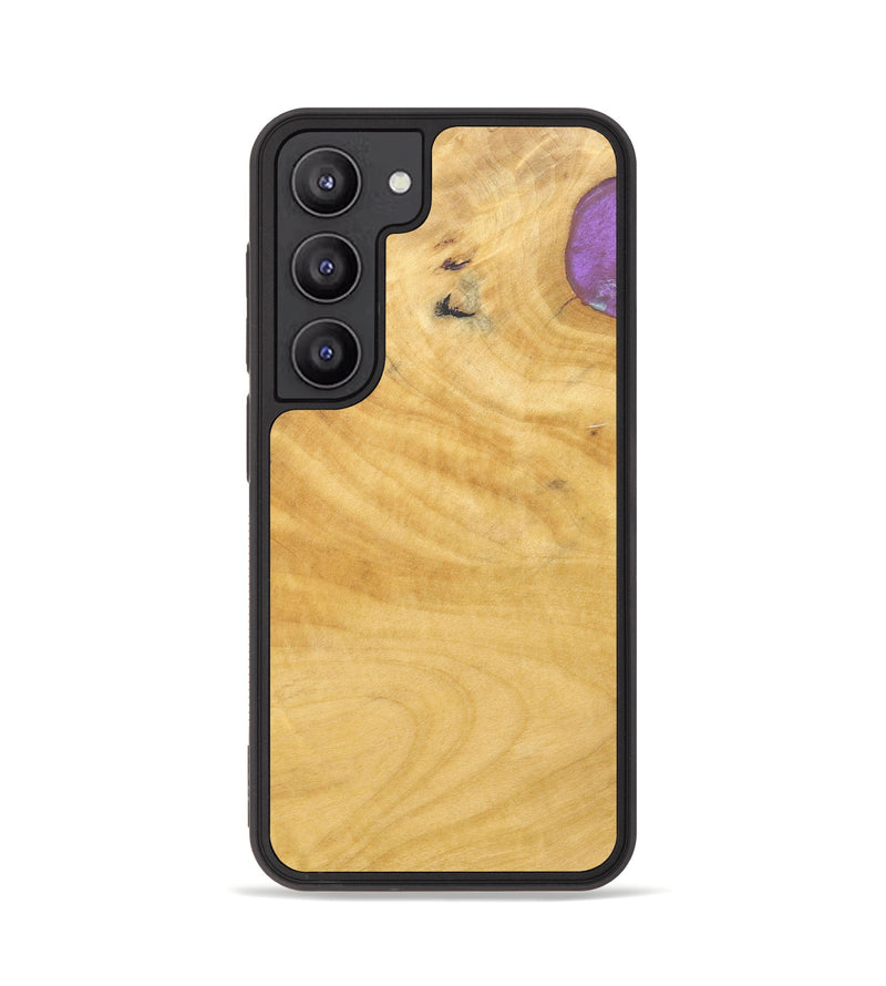 Galaxy S23 Wood+Resin Phone Case - Hector (Wood Burl, 688386)