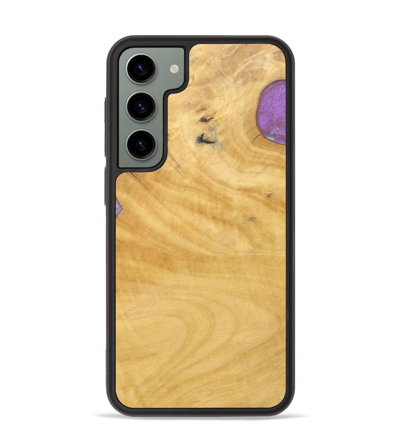 Galaxy S23 Plus Wood+Resin Phone Case - Hector (Wood Burl, 688386)