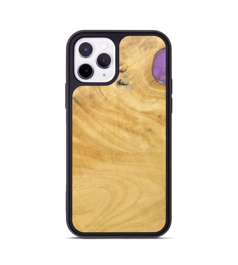 iPhone 11 Pro Wood+Resin Phone Case - Hector (Wood Burl, 688386)