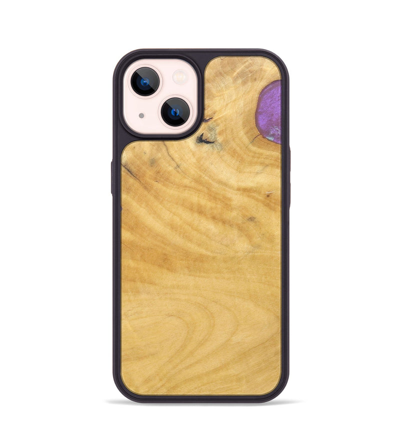 iPhone 14 Wood+Resin Phone Case - Hector (Wood Burl, 688386)