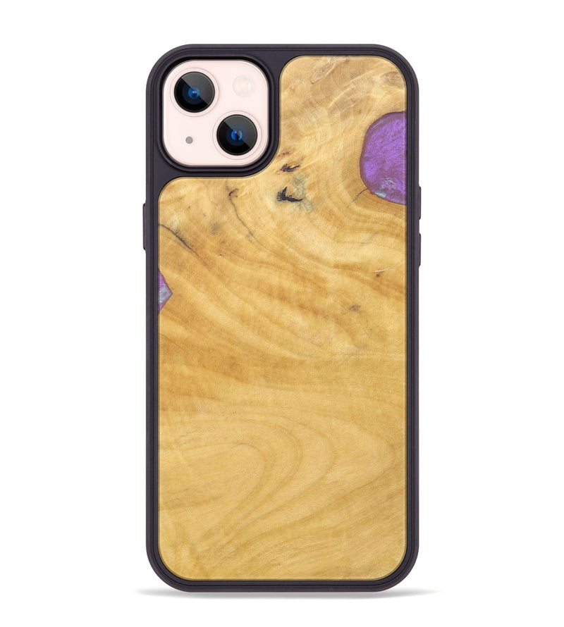 iPhone 14 Plus Wood+Resin Phone Case - Hector (Wood Burl, 688386)