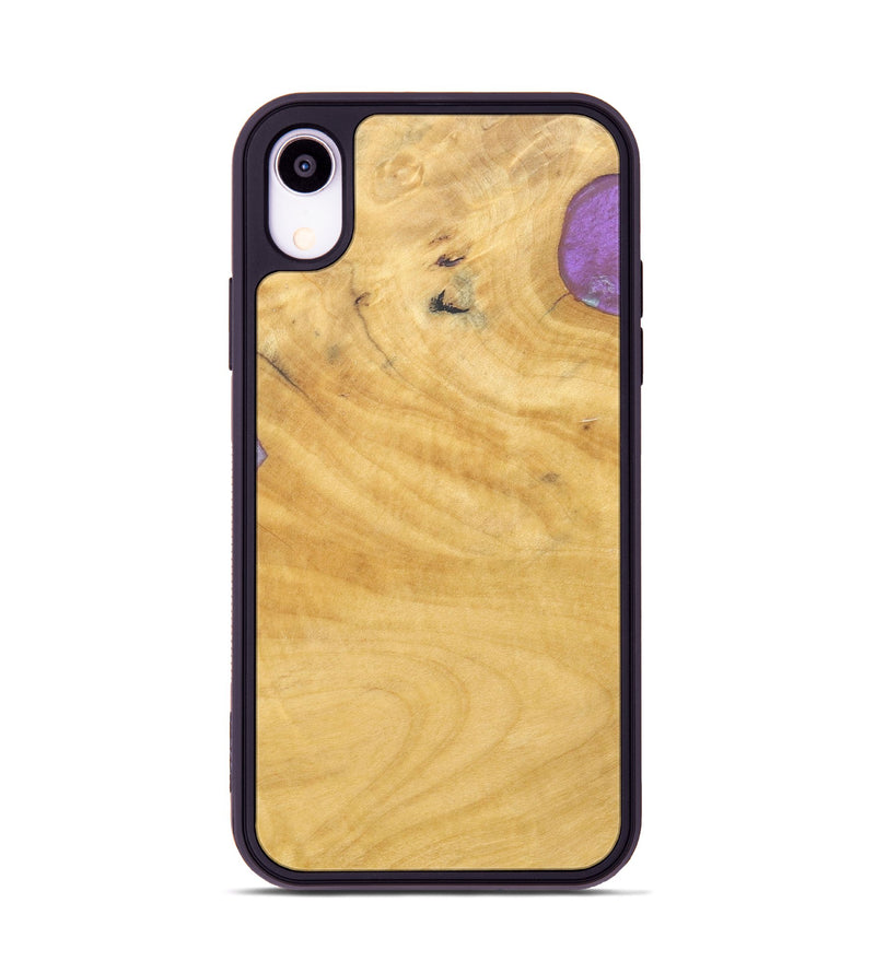 iPhone Xr Wood+Resin Phone Case - Hector (Wood Burl, 688386)