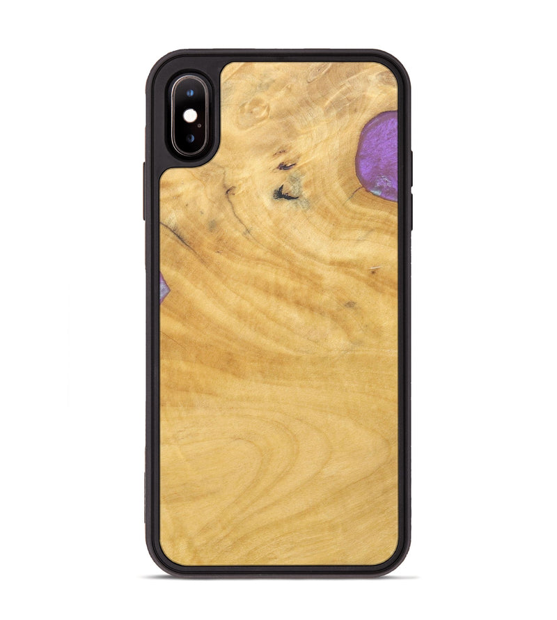 iPhone Xs Max Wood+Resin Phone Case - Hector (Wood Burl, 688386)