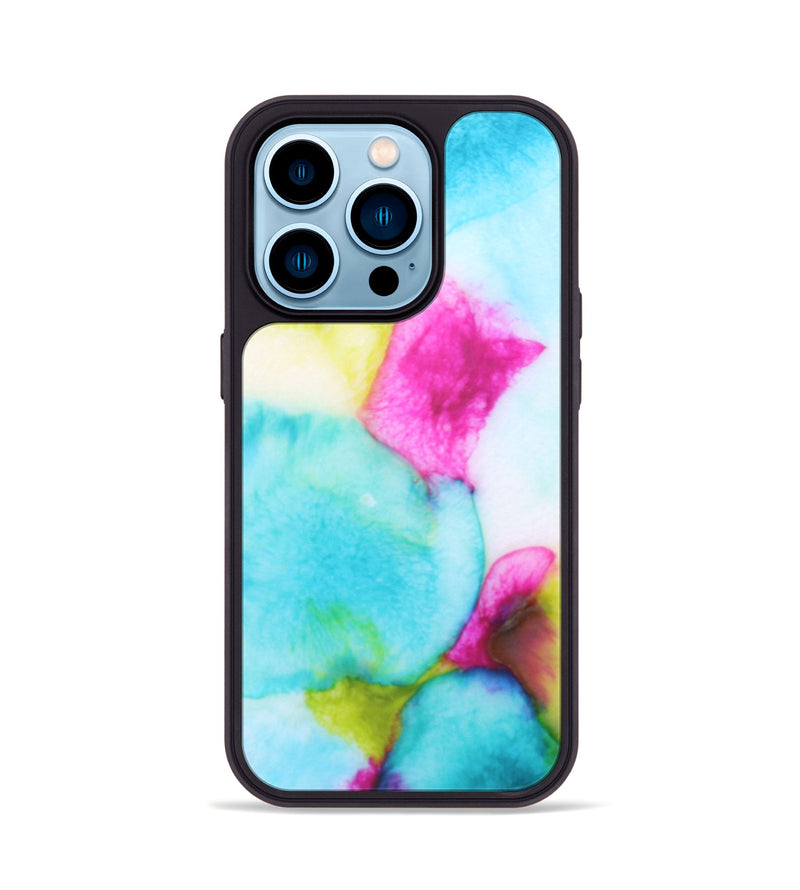 iPhone 14 Pro ResinArt Phone Case - Caitlyn (Watercolor, 688393)