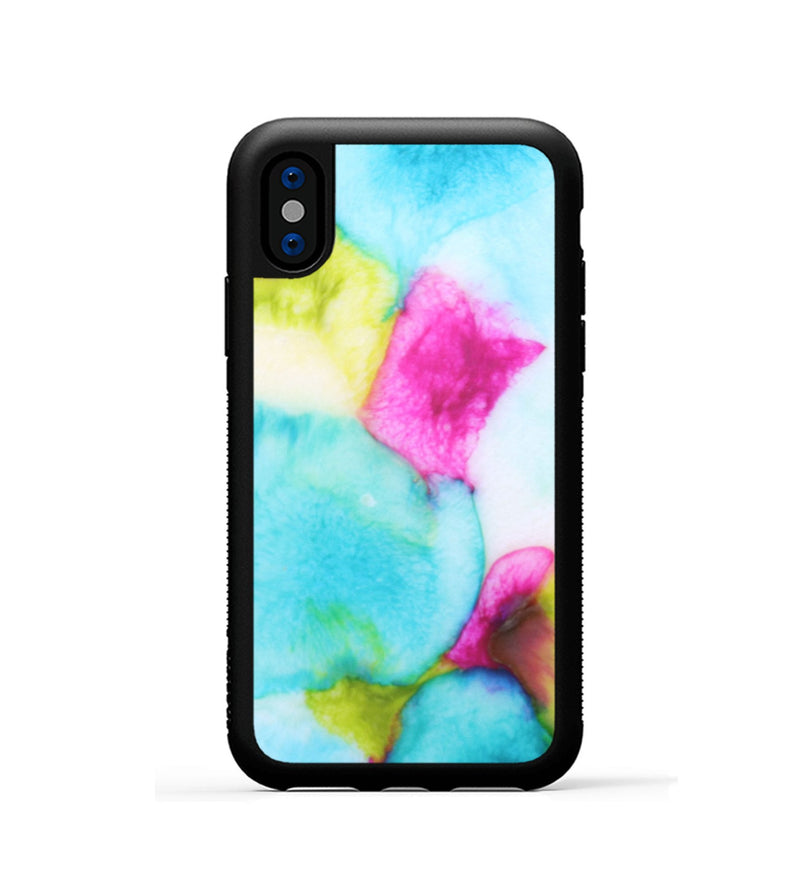 iPhone Xs ResinArt Phone Case - Caitlyn (Watercolor, 688393)
