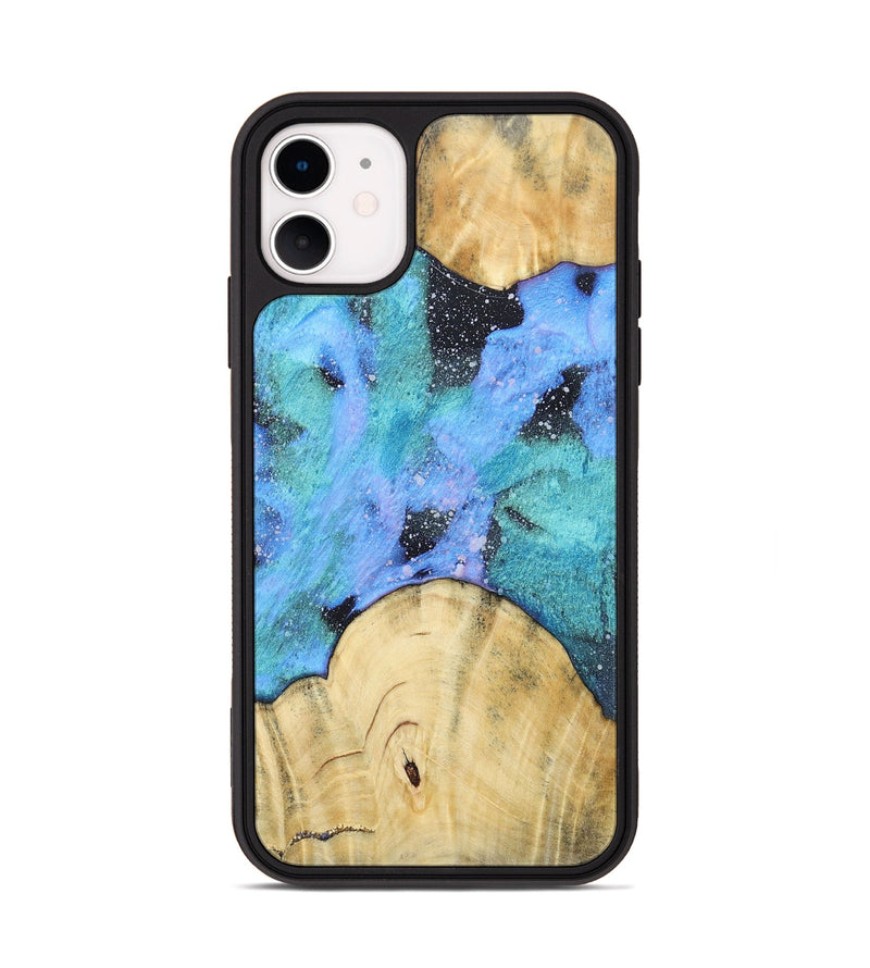 iPhone 11 Wood+Resin Phone Case - Asher (Cosmos, 688413)