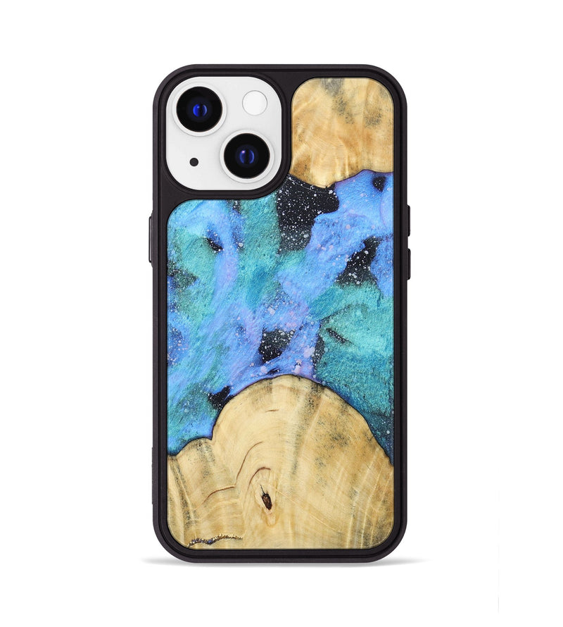 iPhone 13 Wood+Resin Phone Case - Asher (Cosmos, 688413)