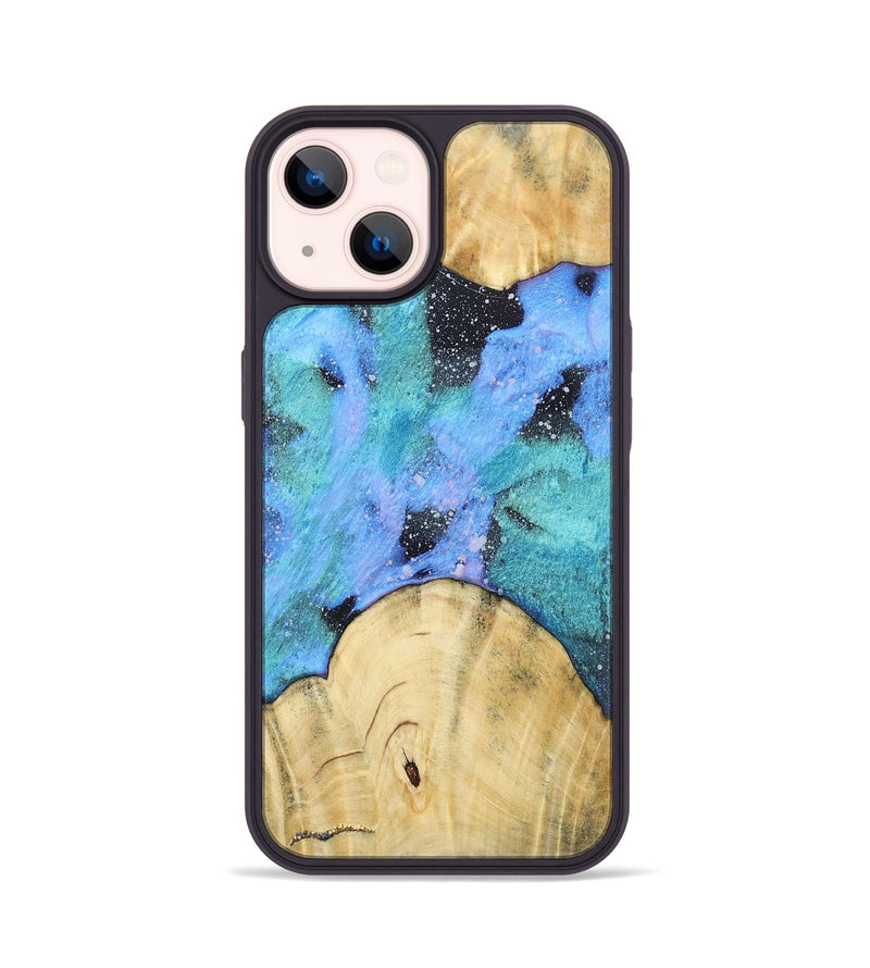 iPhone 14 Wood+Resin Phone Case - Asher (Cosmos, 688413)
