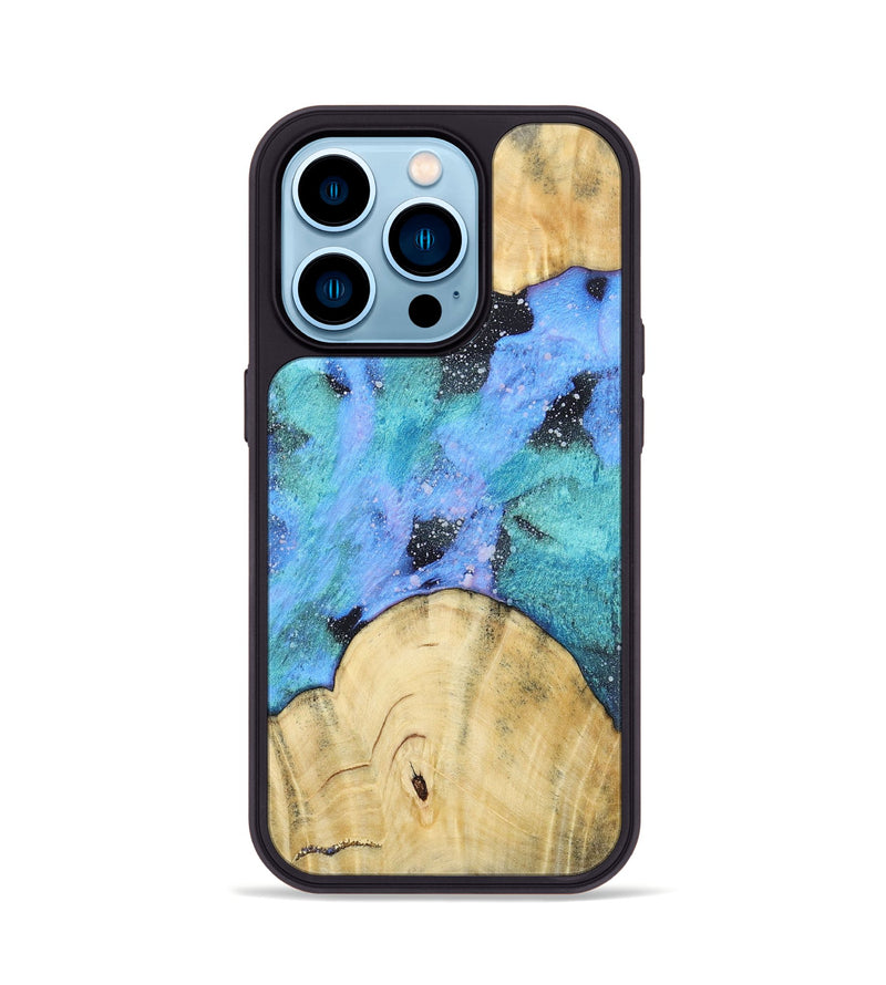iPhone 14 Pro Wood+Resin Phone Case - Asher (Cosmos, 688413)