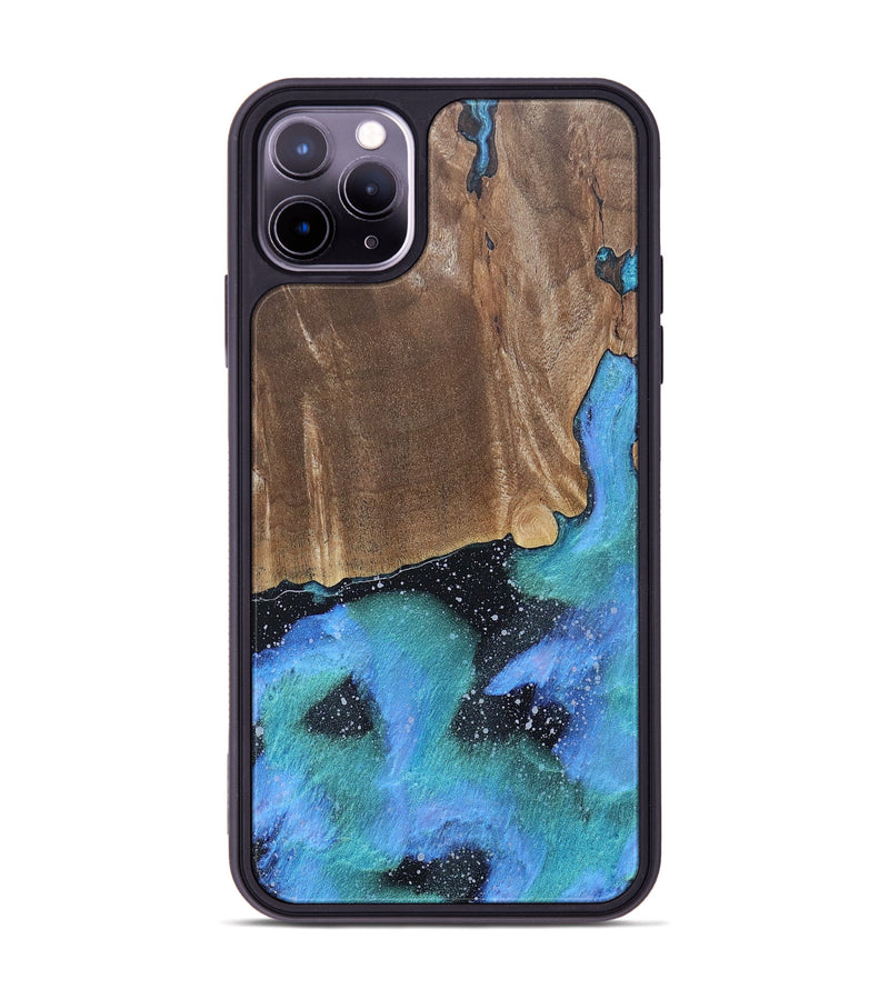 iPhone 11 Pro Max Wood+Resin Phone Case - Myrna (Cosmos, 688423)