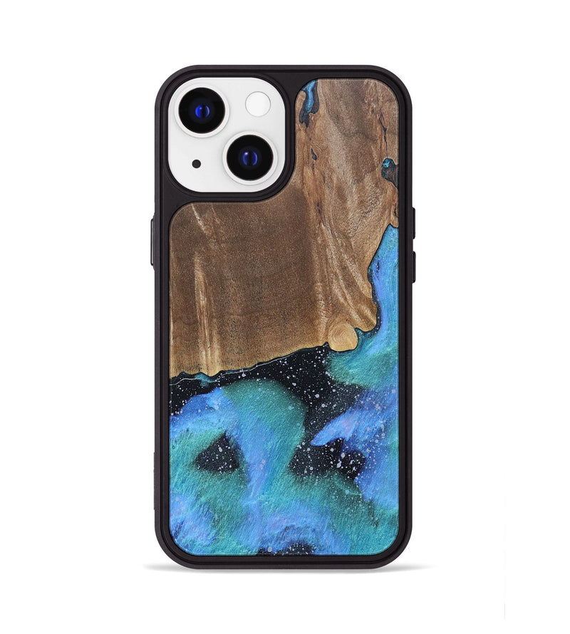 iPhone 13 Wood+Resin Phone Case - Myrna (Cosmos, 688423)