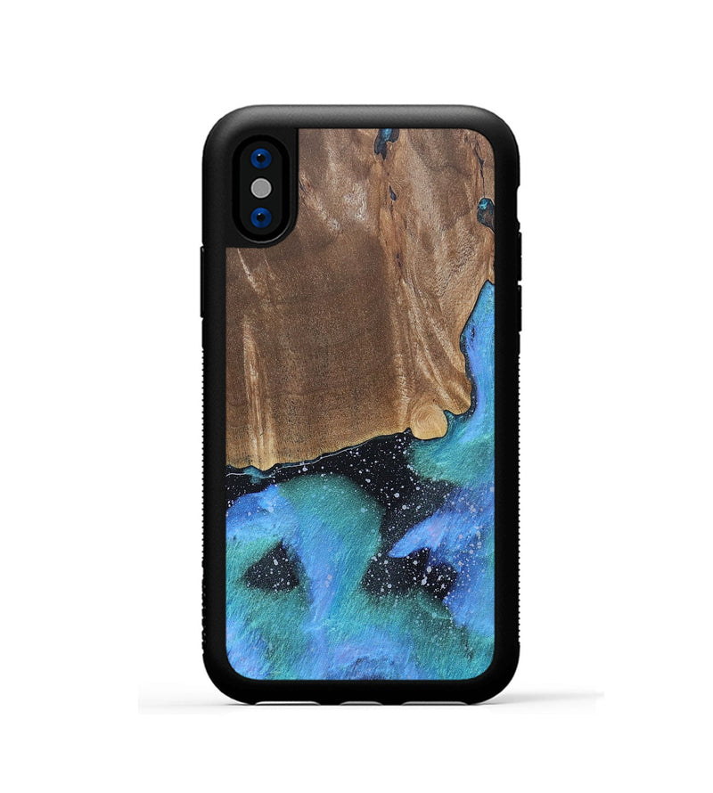 iPhone Xs Wood+Resin Phone Case - Myrna (Cosmos, 688423)