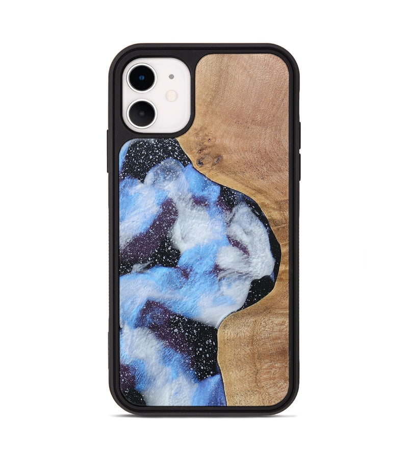 iPhone 11 Wood+Resin Phone Case - Latoya (Cosmos, 688438)
