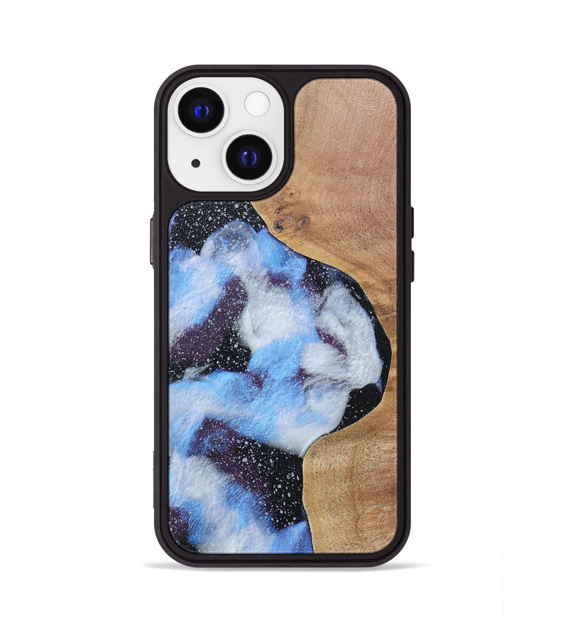iPhone 13 Wood+Resin Phone Case - Latoya (Cosmos, 688438)
