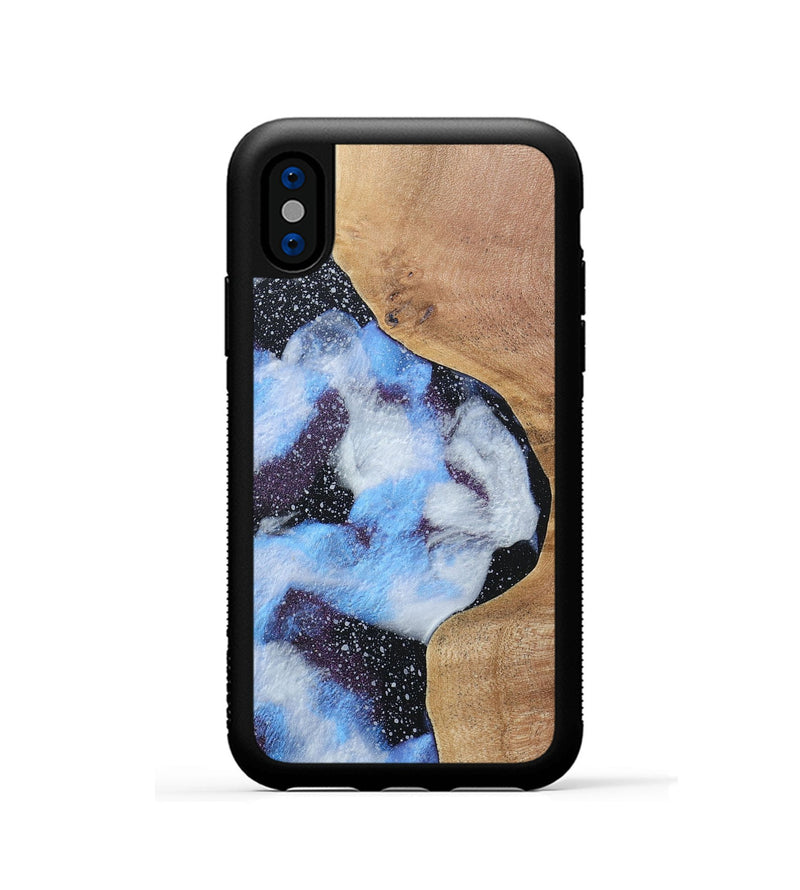 iPhone Xs Wood+Resin Phone Case - Latoya (Cosmos, 688438)
